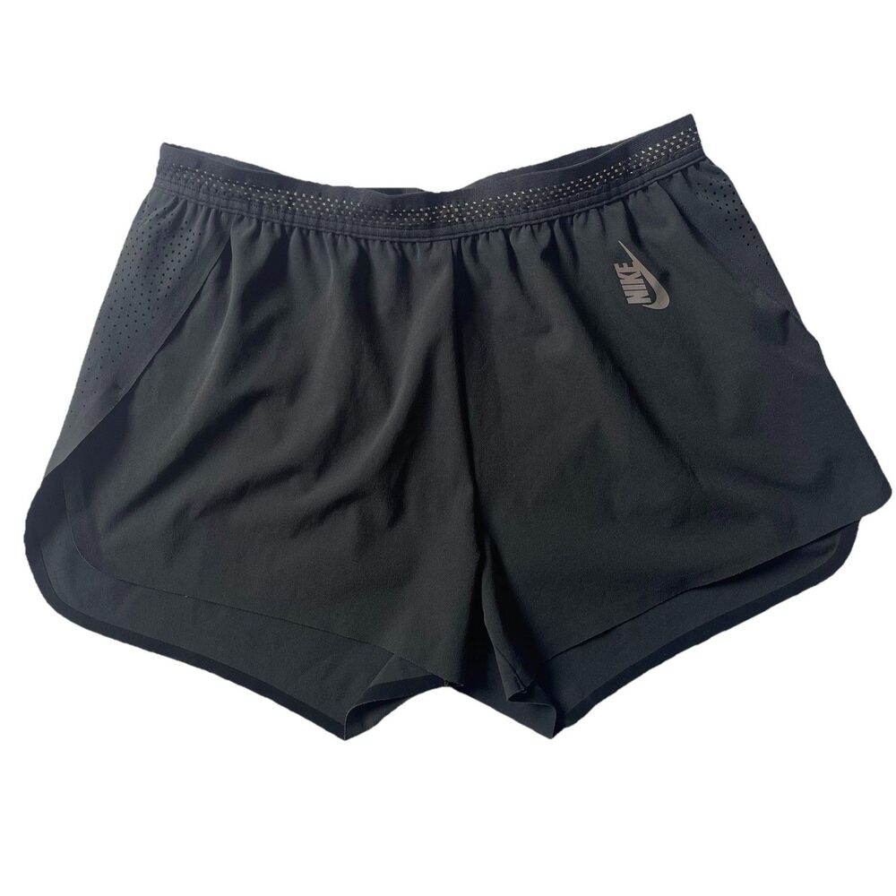 Nike Lab Shorts  Womens M Black Running Athletic Workout Training AA0087 Vents